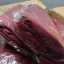 10 Pack Burgundy Round Tablecloths - 120 Inch, Polyester Table Cover for Round Table, Stain and Wrinkle Resistant Washable Fabric Tablecloth, Polyester Tablecloth for Wedding Banquet Parties