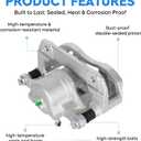 Front Disc Brake Calipers for Honda Accord 2006-2012, for Acura TL 1999-2003&2007-2008, TSX 2004-2014, CL 01-03, RL 99-04, Front Driver and Passenger Side, Replace# 19-B2584 19-B2585, 2PCS w/Bracket