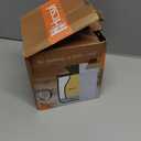 Husfunov Butter Crock with Water Line for Countertop, French Butter Dish with Lid, Ceramic Butter Keeper for Fresh Spreadable Butter, Butter Container Holder for Kitchen and Home Decor, Dark Blue