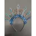 ACEDRE Light Up Happy Birthday Headband Glowing Led Birthday Party Crown Rave Costume Hair Accessories for Women