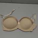 SEA BBOT Push Up Strapless Bra for Women Anti-Slip Padded Multiway Bra (34B, Dark Beige)