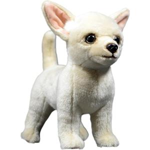 FRANKIEZHOU Realistic Chihuahua Plush, Puppy Dog Stuffed Animals for Kids, Girls Gifts, Hugging Pillow