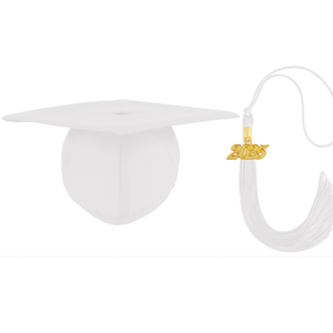 FtyFty Unisex Adult Matte Graduation Cap with Tassel Year Charm 2025  5 Pack