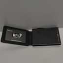 Typecase Wallet for Men: Rfid-blocking with Money Clip Slim Leather Bifold ID Window Smart Pop Up Card Case Front Pocket Wallet (Carbon Fiber Black)