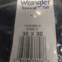 Wrangler Men's Cowboy Cut Stretch Slim Fit Boot Cut Jean (Black, 35x32)