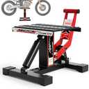 Dirt Bike Stand,Widen 1000Lbs Capacity Hydraulic Motorcycle Lift Jack Hoist Table Adjustable Lifting Ideal for E Dirtbike Pit Mini Bike Repair&Maintainance Accessories (Black)