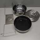 Aozita Stackable Steamer Insert Pans with Sling for Instant Pot Accessories 6/8 qt - Pot in Pot, Baking, Casseroles, Lasagna Pans, Food Steamer for Pressure Cooker, Upgrade Interchangeable Lids