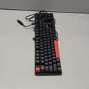 Redragon Mechanical Gaming Keyboard Wired, 11 Programmable Backlit Modes, Hot-Swappable Red Switch, Anti-Ghosting, Double-Shot PBT Keycaps, Light Up Keyboard for PC Mac (RGB LED)