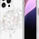 Case-Mate iPhone 16 Pro Case [Compatible with MagSafe] - Stylish Mother of Pearl Phone Case with 12ft Drop Protection - Premium Magnetic Cover for iPhone 16 Pro - Touch of Pearl