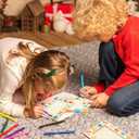 Geelin 24 Set Winter Wooden Picture Frame for Craft 4 x 6 Inch DIY Wood Photo Frames Bulk Unfinished Standing Paintable Photo Craft for Winter Gift Home Table Decor