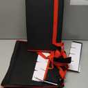 ZOBER All in One Christmas Ornament Storage Box & Decoration Container - Easy Access Removable Trays, Keeps 73 Ornaments - Adjustable Extent Area for Figurines and Pockets for Decoration - Black