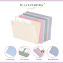3 x H4D Plastic 2 Pocket Folders with Prongs, Letter Size, Pastel Colors, 6 Pack