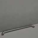 Ranbo Glass Shower Door Towel Bar 24 Inch Stainless Steel Sliding Shower Door Handle Replacement with Polished Chrome Finish for Commercial and Residential Glass Doors