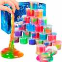 Party Favors Slime 24 Pack, Reusable Galaxy Slime Bulk for Kids Christmas Stocking Stuffers, Goodie Bag Fillers, Classroom Prizes, Sensory and Tactile Stimulation Toy for Girls and Boys