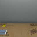 Smuxee Walnut Sideboard Cabinet, Freestanding Buffet Cabinet with Line Groove Design, Wood Storage Cabinet with Adjustable Shelf for Living Room, Entryway, Hallway