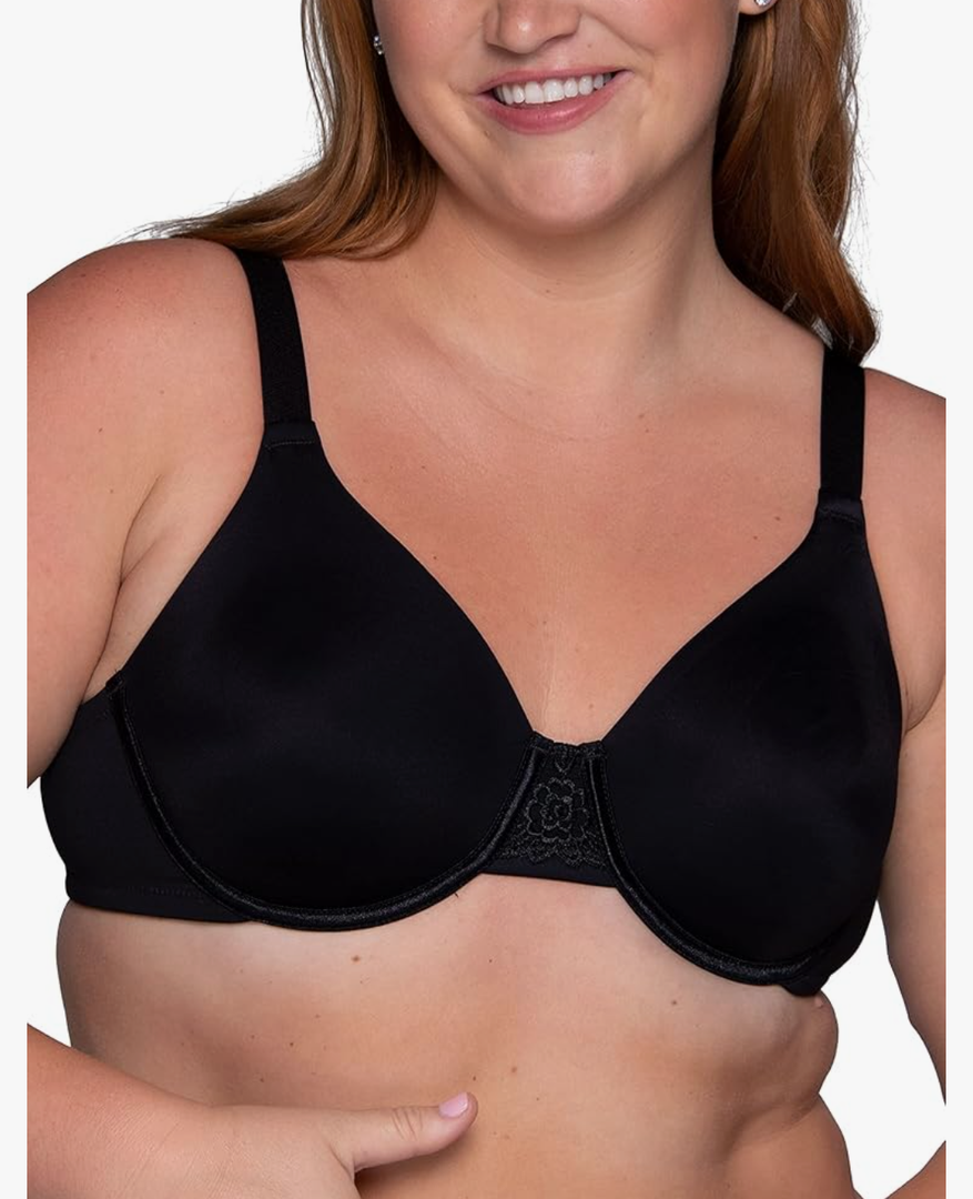 Vanity Fair Women's Beauty Back Smoothing Minimizer Bra, Minimizes Bust Line up to 1.5", Non Padded Cups up to H 36D