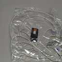 CESOF Christmas Wreath Window Lights Decorations, 14" Lighted Christmas Wreath with Bow, Remote Control Timer USB Powered Window Silhouette Lights for Home Door Wall Home Winter Xmas Party Decor