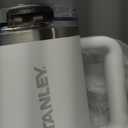 STANLEY Quencher ProTour Flip Straw Tumbler with Leakproof Lid | Built-In Straw & Handle | Cupholder Compatible for Travel | Insulated Stainless Steel Cup | BPA-Free (40 Ounces, Frost)