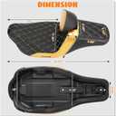 2009-2023 Touring Seat One-piece Driver Passenger Seat w/Backrest