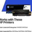 HP 414A Black Toner Cartridge | Works with Color LaserJet Enterprise M455dn, MFP M480f, Pro M454, MFP M479 Series | W2020A