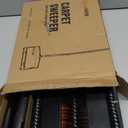 Manual Carpet Sweeper for Pet Hair - Rotating Brush Floor Sweeper, Lightweight Push Broom for Classroom Rugs, Non-Electric Lint & Crumb Cleaner, Easy-Dump Dustbin, No Batteries Needed