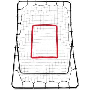 SKLZ PitchBack Baseball and Softball Pitching Net and Rebounder, Black/Red, 2' 9" x 4' 8"