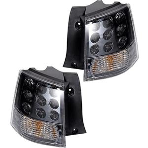 Full Set LED Turn Signal Tail Light Assembly Compatible with 2007-2013 Mitsubishi Outlander EX Left Right Rear Bumper