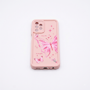 FUXICASE for Samsung Galaxy A32 5G Case, Creative Butterfly Pattern Design for Girl Women, Soft Silicone Shockproof Anti-Scratch Protection Phone Cover for Galaxy A32 (Spring Butterfly)
