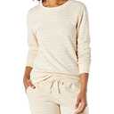 Amazon Essentials Women's Fleece Crewneck Pullover Sweatshirt  (in Plus Size), Beige Zebra Stripe Print, Medium