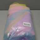 Rainbow Tulle Birthday Party Tablecloth for 6 Foot Rectangular Tables 6ft Rectangle Rainbow Table Cloths for Parties Wrinkle Free Table Cover with Tutu Skirt for Baby Shower Girls Banquet Buffet Cake (72" x 30" (6FT - 1 Pack))