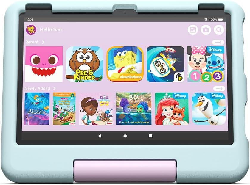 Amazon Kid-Proof Case for Fire HD 10 tablet (Only compatible with 13th generation tablet, 2023 release) - Disney Princess