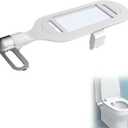 Phito Bidet Toilet Seat Dual Nozzle, Airlando Smart Toilet Flusher, Ultra Thin Smart Toilet Flusher Kit, Self Cleaning Dual Nozzle Adjustable Water Non Electric Bidet Fresh Water Spray (1pc)