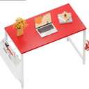 Pamray 32 Inch Computer Desk for Small Spaces with Storage Bag, Home Office Work Desk with Headphone Hook, Small Office Desk Study Writing Table