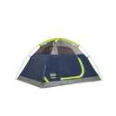 Coleman Sundome Camping Tent with Rainfly, 2/3/4/6 Person Tent Sets Up in 10 Mins, Weatherproof Shelter for Camping, Festivals, Backyard, Sleepovers, & More (PFAS-Free, Navy Blue)