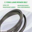 1/2" X106" Deck Belt 532405143 405143 Replacement Hus-qvarna AYP Ariens 2246LS, YTA 1946, YTH20K46, YTH21K46, YTH2146XP, YTH2242 46 inch Decks