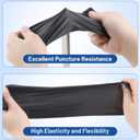 3 x JMU 200 Black Nitrile Gloves Small, 3.5Mil Disposable Gloves Latex-Free Powder-Free, for Medical, Food Prep, Cleaning. Small