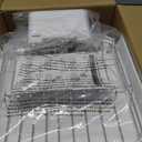 SNTD Dish Drying Rack, Expandable Dish Rack for Kitchen Counter, Stainless Steel Dish Drainer with Drainboard Set and Utensil Holder (White)