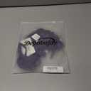 Women's 2 Piece Underwire Bra and Panty Sets Sexy Butterfly Floral Lingerie Set for Women (Purple, M)