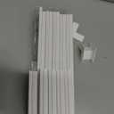 Delamu Cord Hider, 157in Wire Covers for Cords on Wall, Premium Cable Hider Cord Covers for Wires, Cable Management Wire Hiders for TV, Cable Raceway Kit, W0.95 H0.55in, White