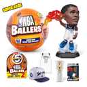 5 Surprise NBA Ballers Series 2 by ZURU, Licensed NBA Collectible, Surprise Unboxing Basketball Collectible Sports Toy for Boys, Ages 3 and up