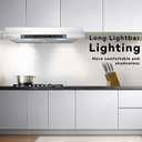 30 Inch Under Cabinet Range Hood |550 CFM Kitchen Vent Hood with Touch & Gesture Control | 3-Speed Quiet Operation | Stainless Steel with LED Lights, Ducted/Ductless convertible