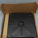 US Weight 40 Pound Umbrella Base - Weighted Umbrella base For Use With Patio Table  Heavy Duty Base- 4 Stem Accommodates 1-1.5 Pole Sizes - Black