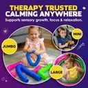 Nutty Toys Pop Tubes - Large 4-Pack Sensory Toys - Creative STEM Learning for Kids & Toddlers - Connect & Pop! Top ADHD Autism Fidget 2026, Best Boy & Girl Easter Basket Essentials & Gift Ideas