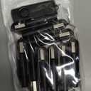 Aoriher 50 Pack USB 2.0 Flash Drives Bulk, Portable USB Thumb Drives with Lanyards, Swivel Flash Drives Thumb Drives for Office School Data Storage (Black, 2GB)