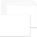 2 x 5 x 7 Blank White Card Stock (Set of 50) Thick Paper - 90lb Flat Cards Stock Printer Paper for Make Your Own DIY Invitations, Note, Greeting, Table Cards - Writing, Stamping, Drawing, Painting