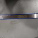 Pacific Arc Stainless Steel Ruler with Inch and Pica Measurements, 24 Inches Rubber Backed