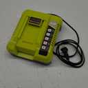 KUNLUN OP401 40-Volt Lithium-Ion Battery Charger for Ryobi 40V OP4050A OP4026 OP40601 OP4040 OP4030 OP4015 OP40201 Li-ion Battery(40V Batteries Not Included)