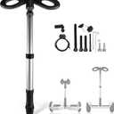 Handlebar for Segway Ninebot S Smart/mini PRO/mini LITE Self-Balance Scooter Hoverboard Adjustable Handle bar Stand Release Knee Pressure 3in1 Self Balance Hoverboard bar (Handlebar Only), Handlebar silver