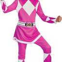Disguise Power Rangers Pink Ranger Costume, Officially Licensed Power Rangers Costume for Girls, Small (4-6Y)