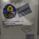 Foam Hinged Lid Carryout Containers Large, Three Compartment w/ Optional Lid Vents 9" X 9" X 3-1/4"